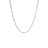 delicate stone necklace