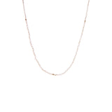 delicate stone necklace