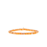 Stone Disc Stretch Bracelet