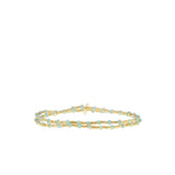 crystal seed bead stretch wrap bracelet