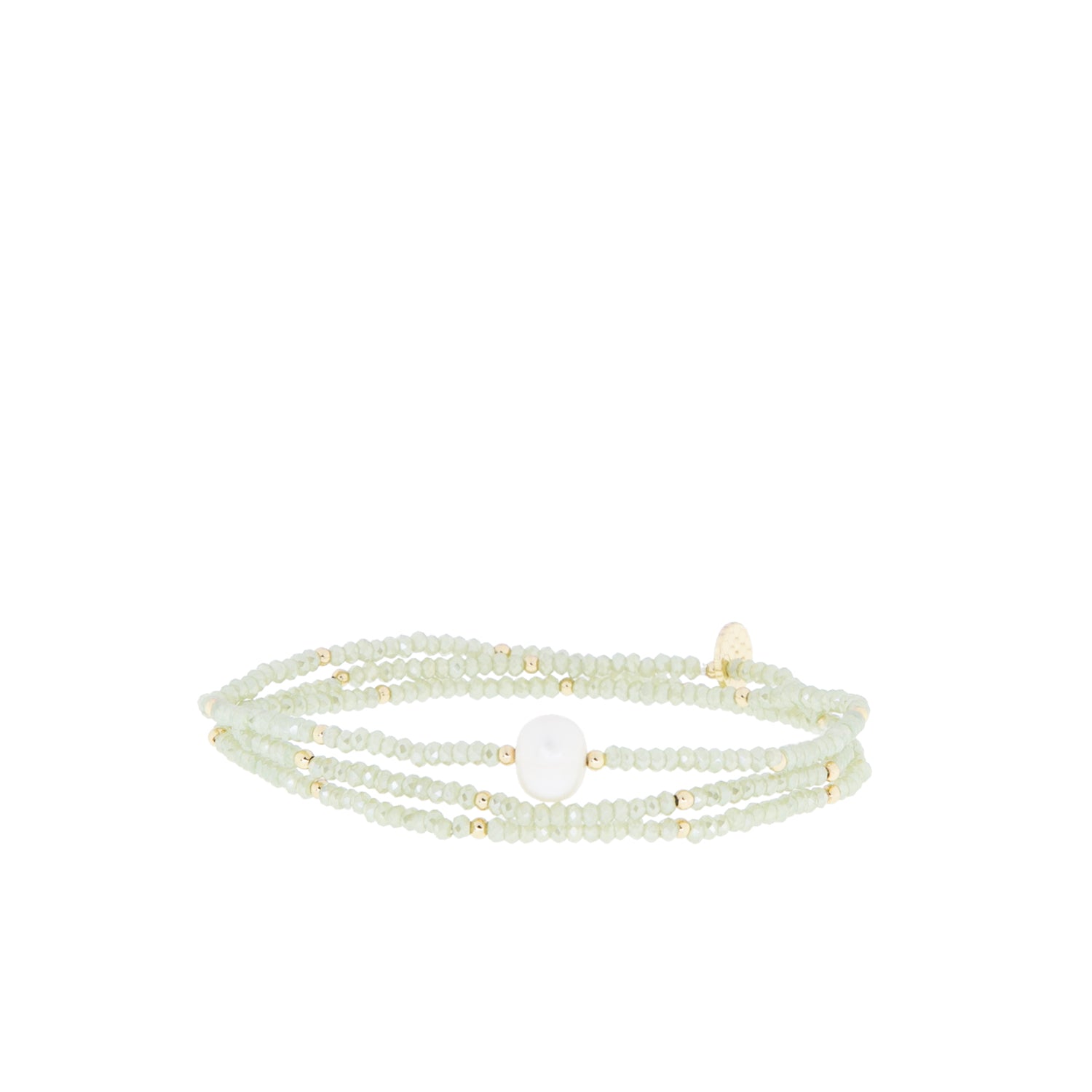 min stretch wrap pearl bracelet