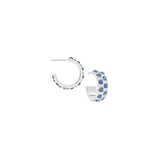 Double Row Stone Hoop