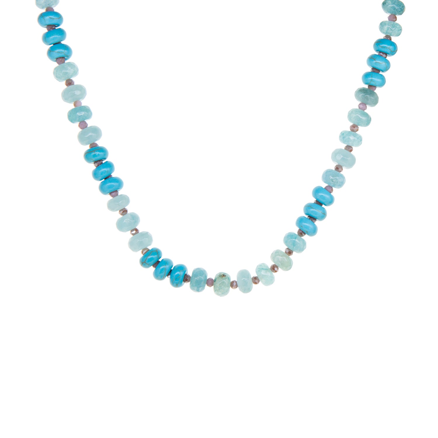 rondelle beaded necklace