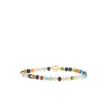 Stone Disc Stretch Bracelet
