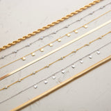 Gold Plated Rope Chain Anklet