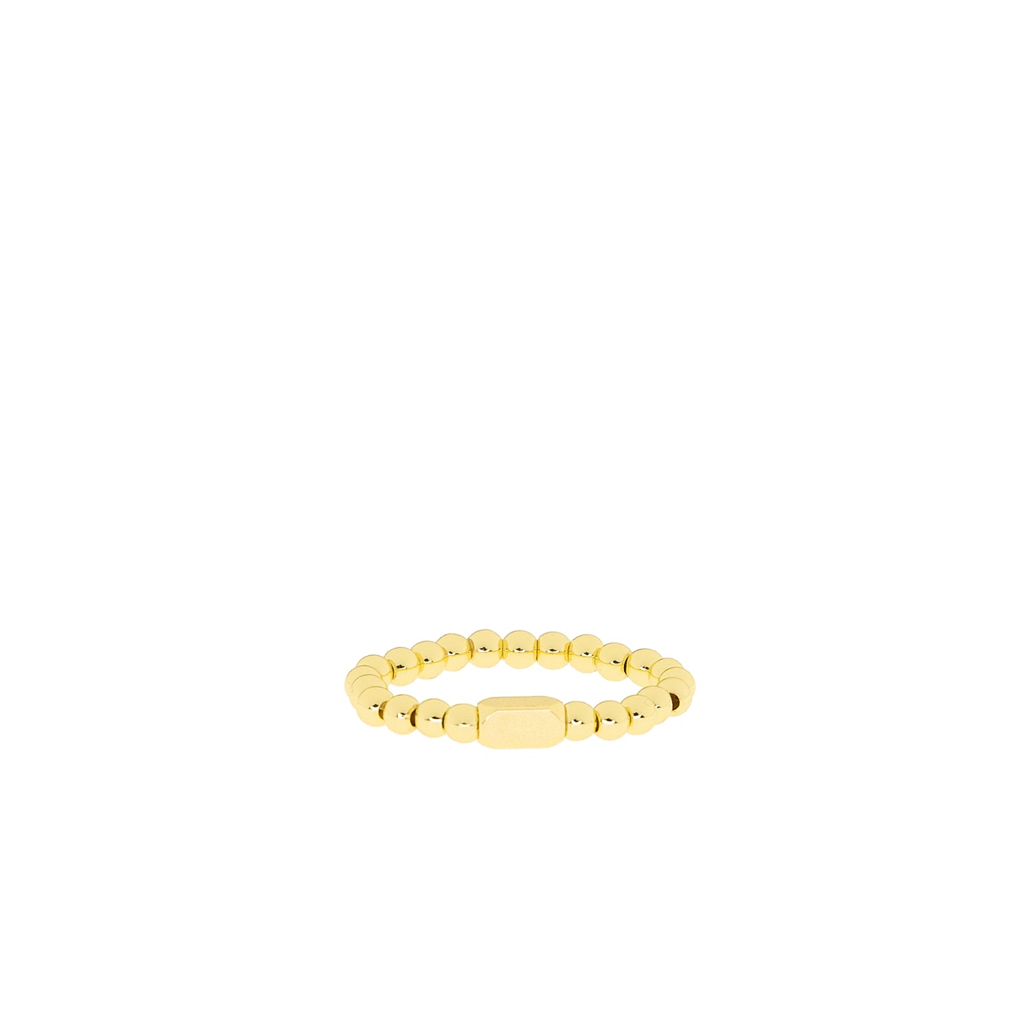 stretch ring with rectangle bead