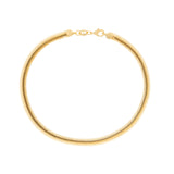 Gold Plated Herringbone Chain Anklet