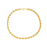 Gold Plated Rope Chain Anklet