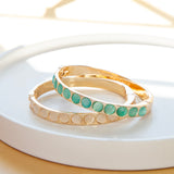 cat eye hinged bangle