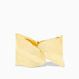 Wide Overlap Hammered Cuff