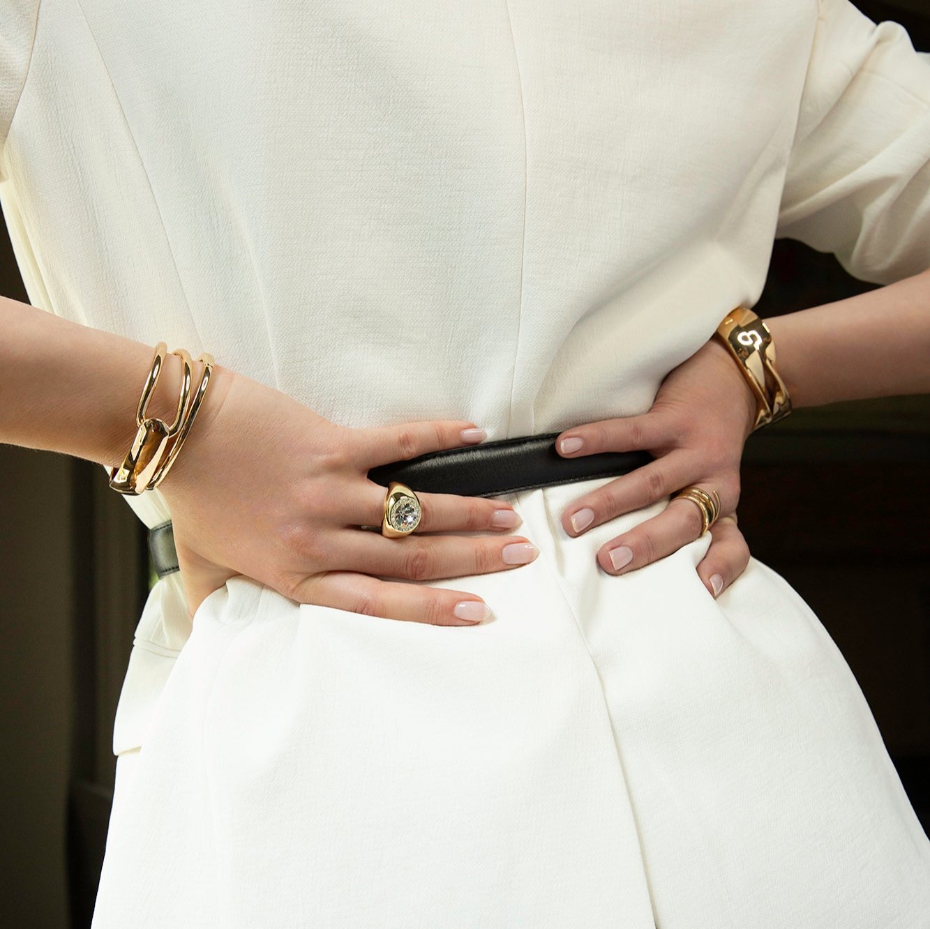 Halo Signet Ring