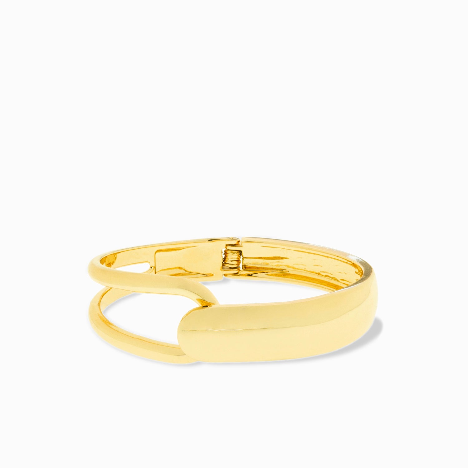 overlap hinge bangle