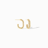 Crystal Oval Post Hoop