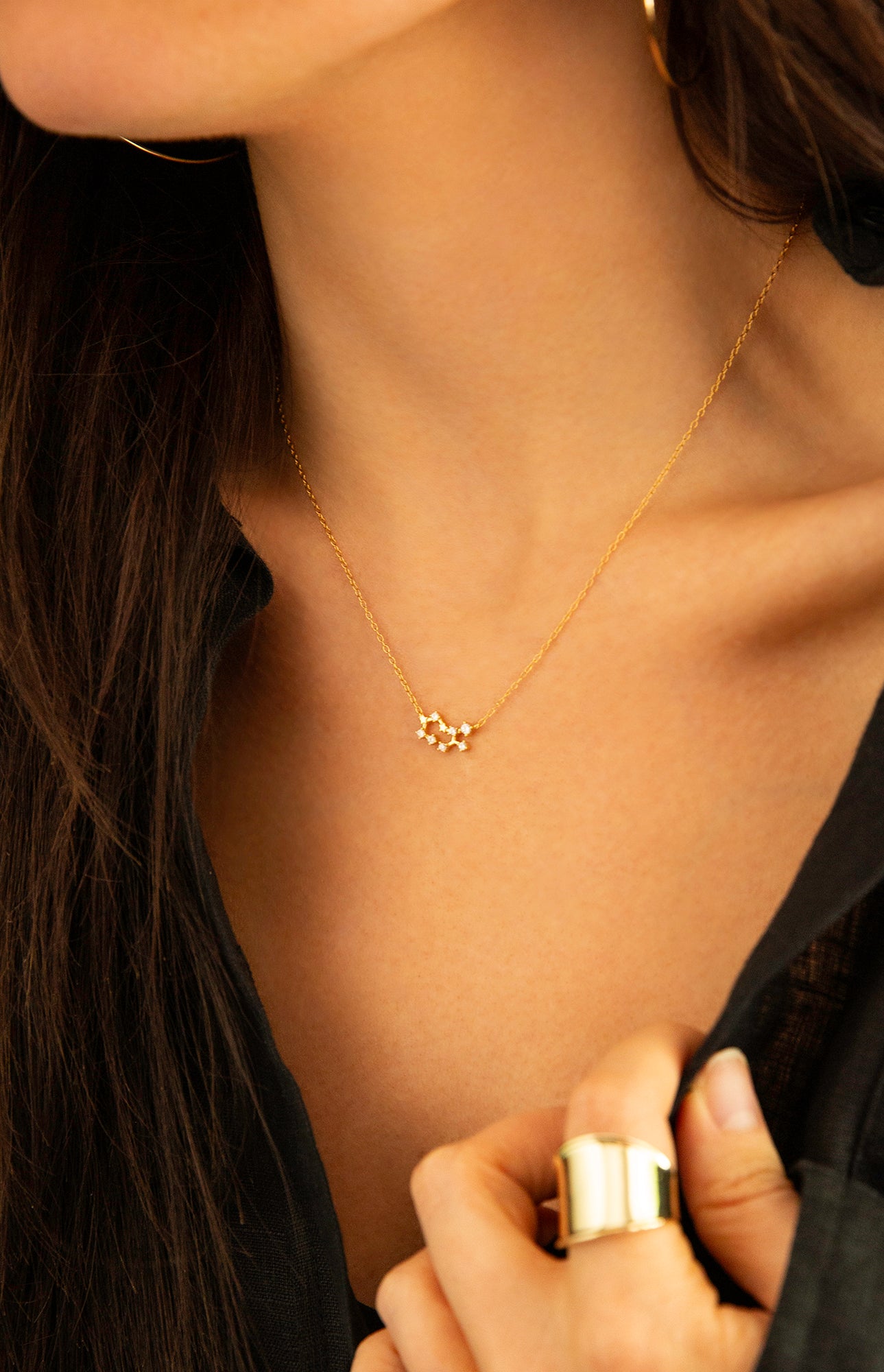 sagittarius zodiac constellation necklace