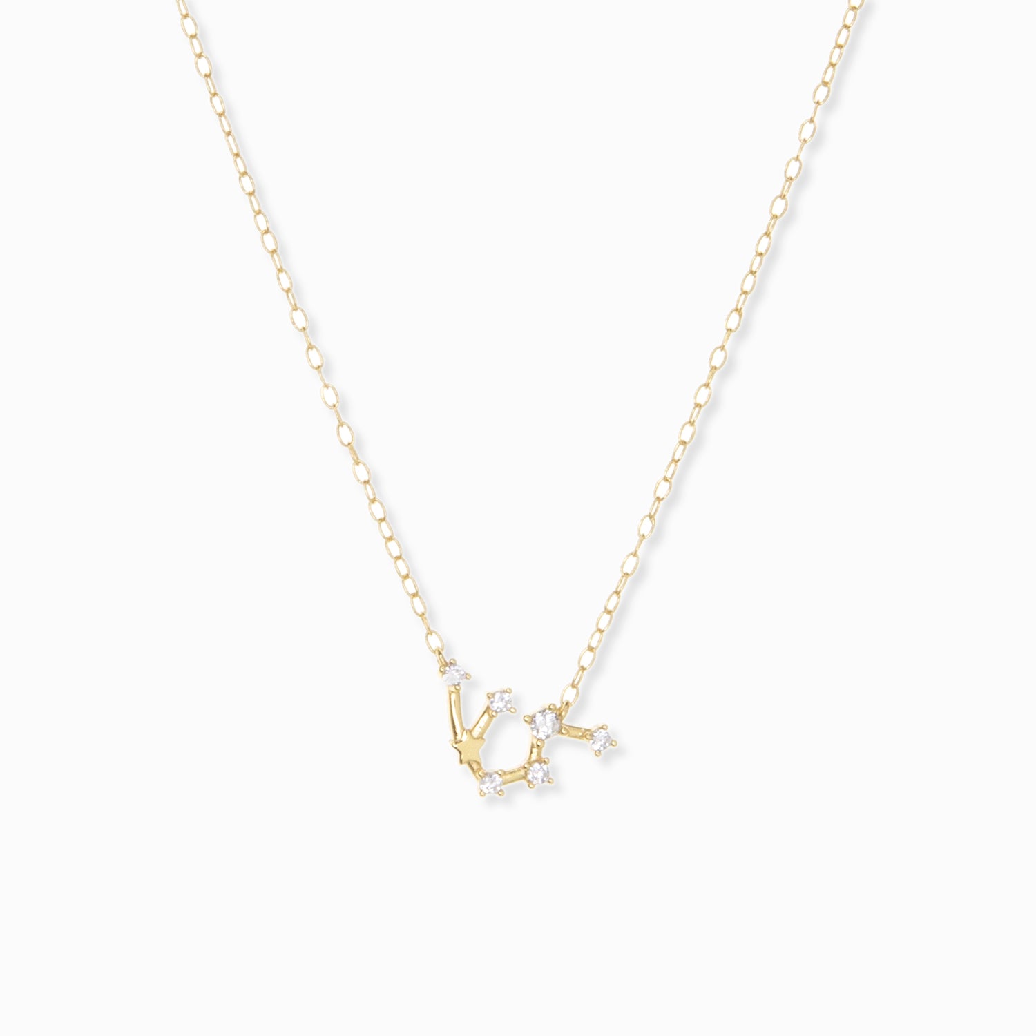 aquarius zodiac constellation necklace