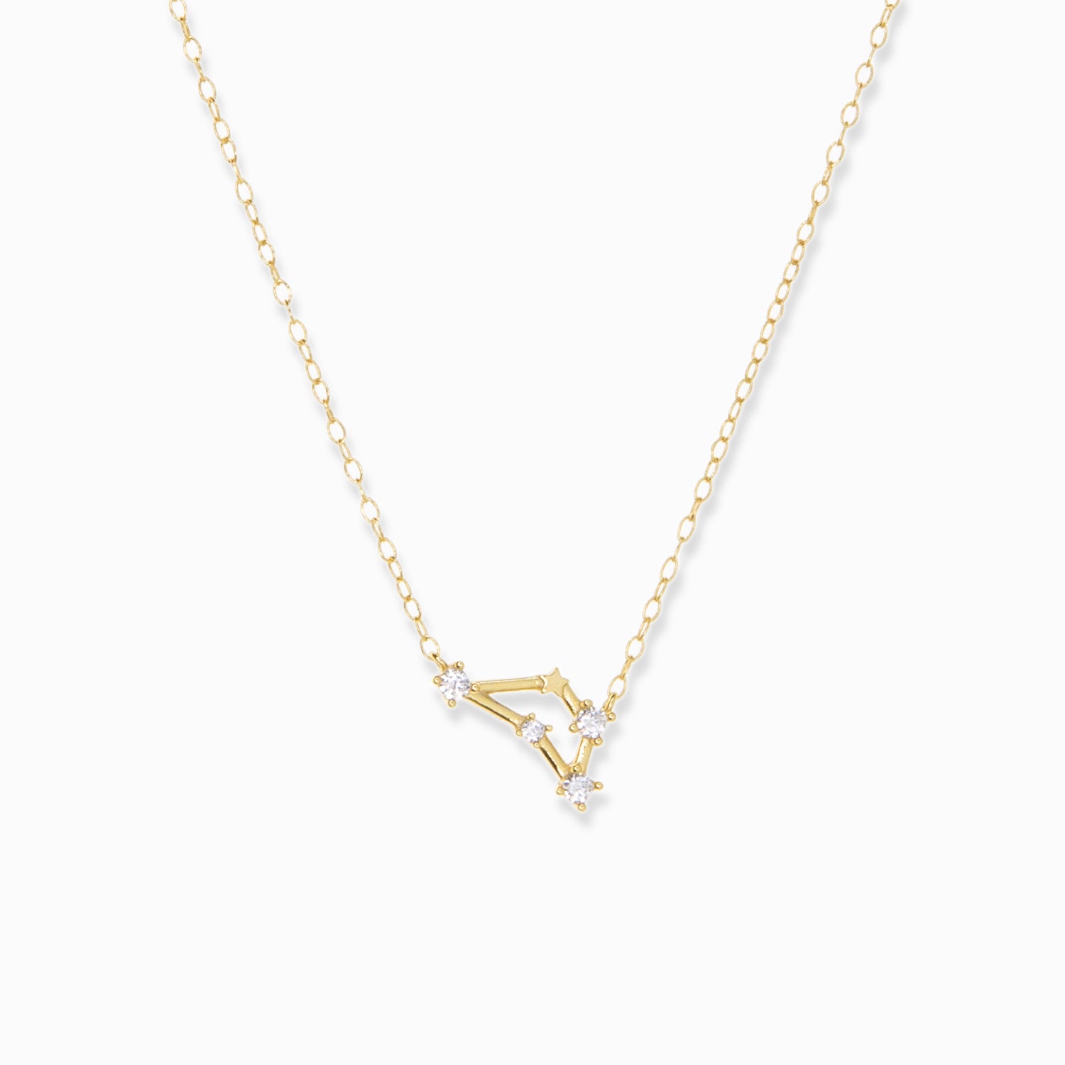 capricorn zodiac constellation necklace