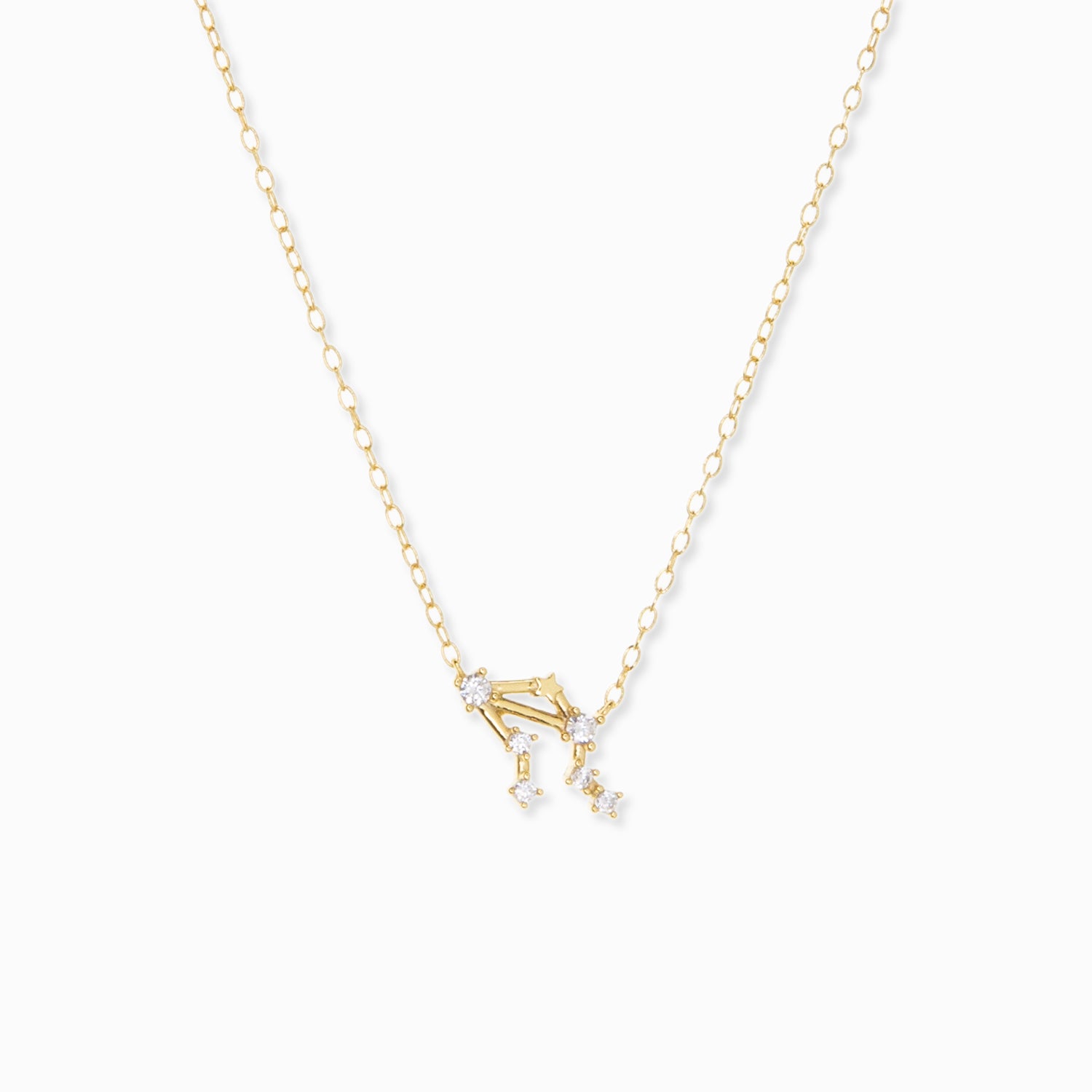 libra zodiac constellation necklace