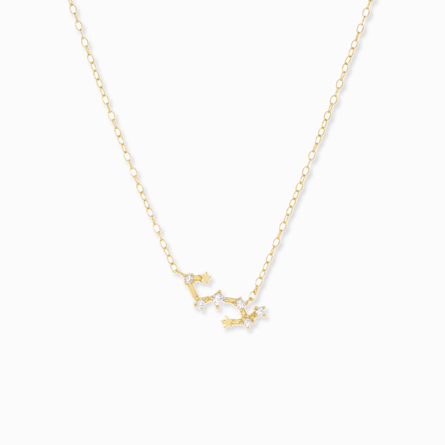 scorpio zodiac constellation necklace