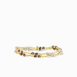 Crystal/Seed Bead Stretch Wrap Bracelet