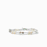 Crystal/Seed Bead Stretch Wrap Bracelet