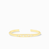 Multi Shape Crystal Cuff Bracelet