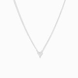 Mini Pavé Heart Necklace