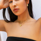 Crystal Pavé U Shaped Earring