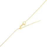Adjustable Pull Chain Necklace with Puffy Heart