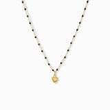 Mini Puffy Heart Charm Necklace