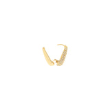 Crystal Pavé U Shaped Earring