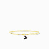 Stretch Bracelet with Heart Charm