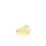 Halo Signet Ring