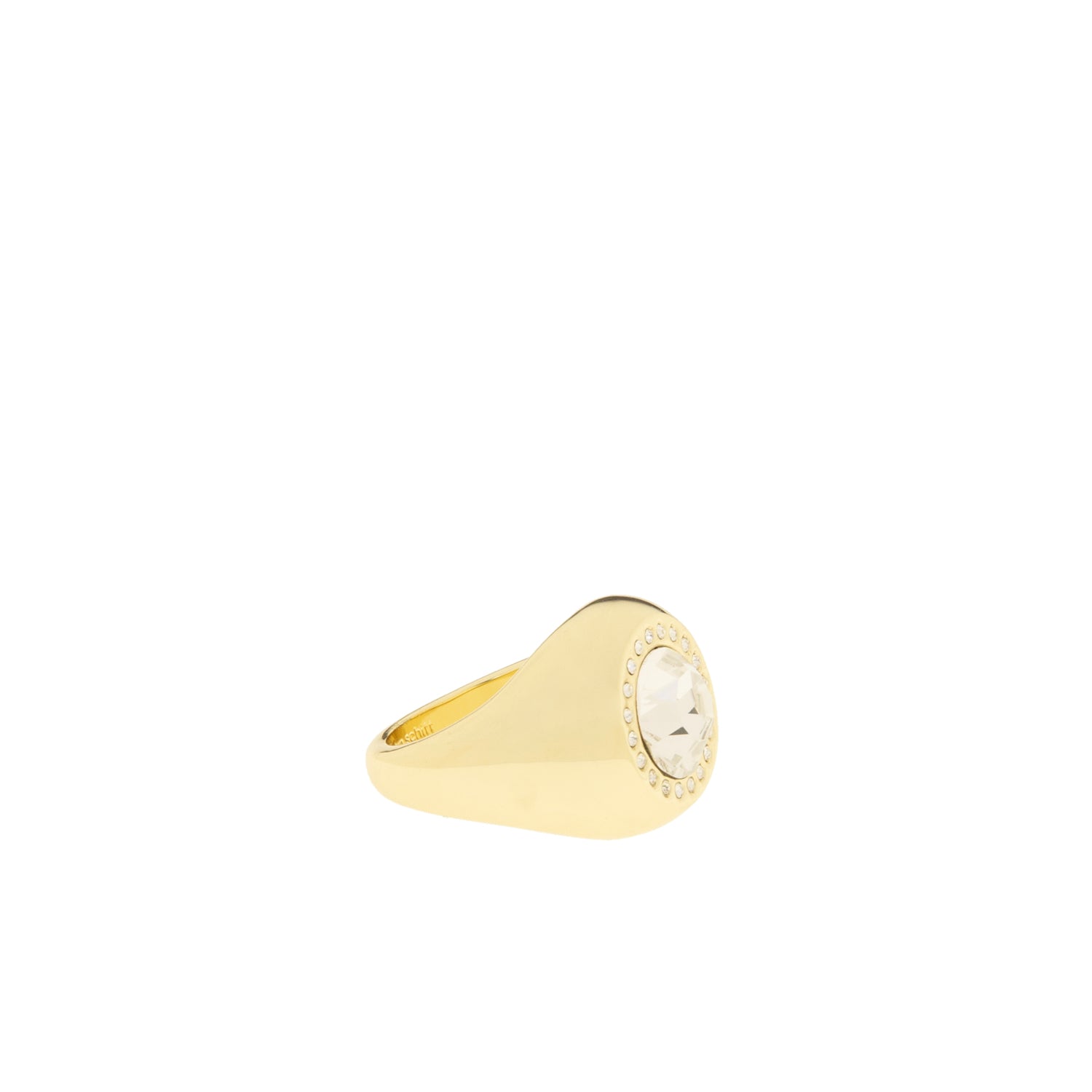 halo signet ring