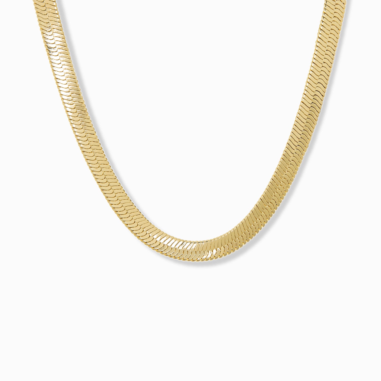 wide snake chain necklace – Marlyn Schiff, LLC - Main Image