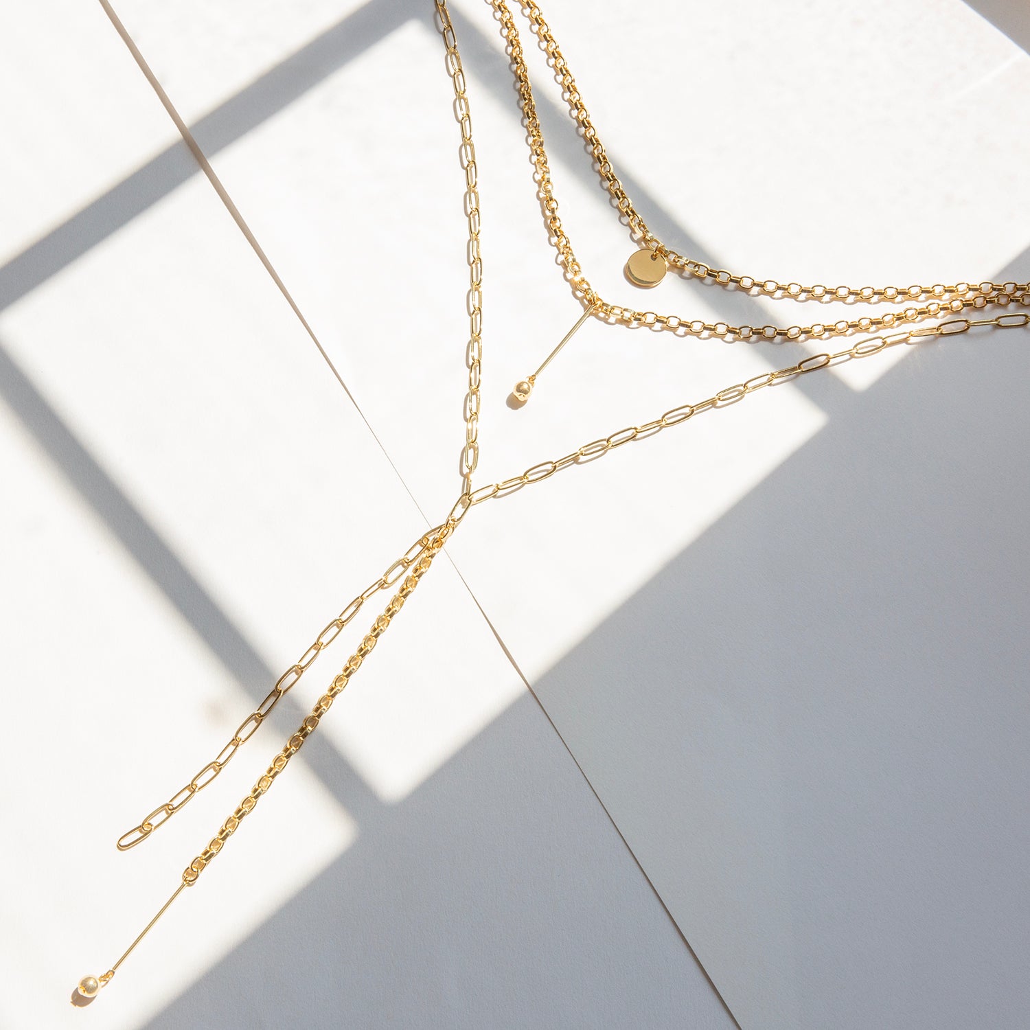 triple layered necklace