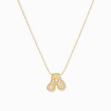 Adjustable Pull Chain Necklace with Pavé Bubble II