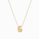 Adjustable Pull Chain Necklace with Pavé Bubble II
