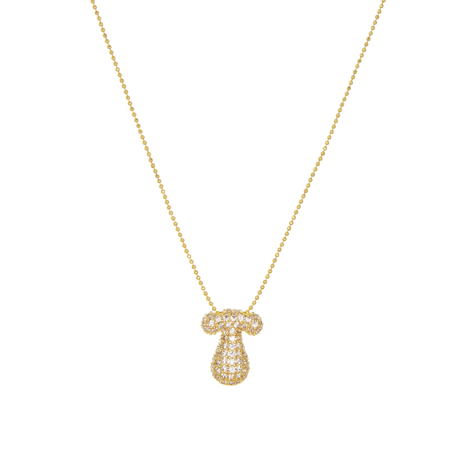 adjustable pull chain necklace with pave bubble initial adjustable pull chain necklace with pave bubble initial