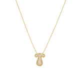 Adjustable Pull Chain Necklace with Pavé Bubble II
