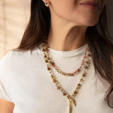 Beachside Rondelle Beaded Necklace