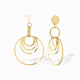 Multi Hoop Drop Earring