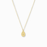 Mini Teardrop Pendant Necklace with Pavé Crystal