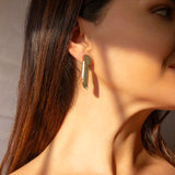 Curled Post Earring