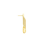 Curled Post Earring