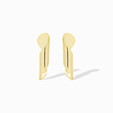 Curled Post Earring