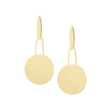 disc drop earring