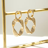 Double Link Drop Earring