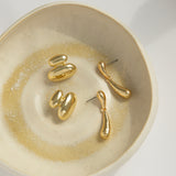 elongated droplet earring