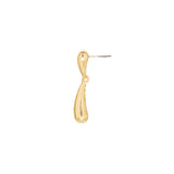 elongated droplet earring