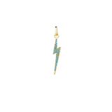 Mini Pavé Bolt Bale Charm